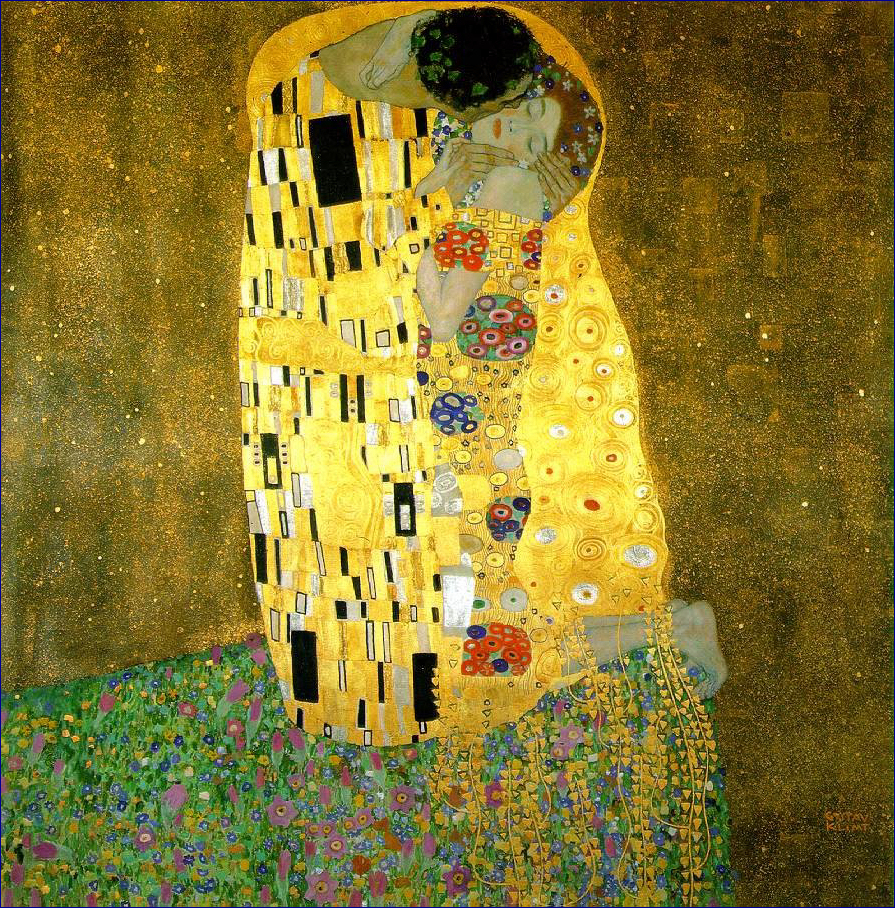 Le baiser, Klimt, Vienne