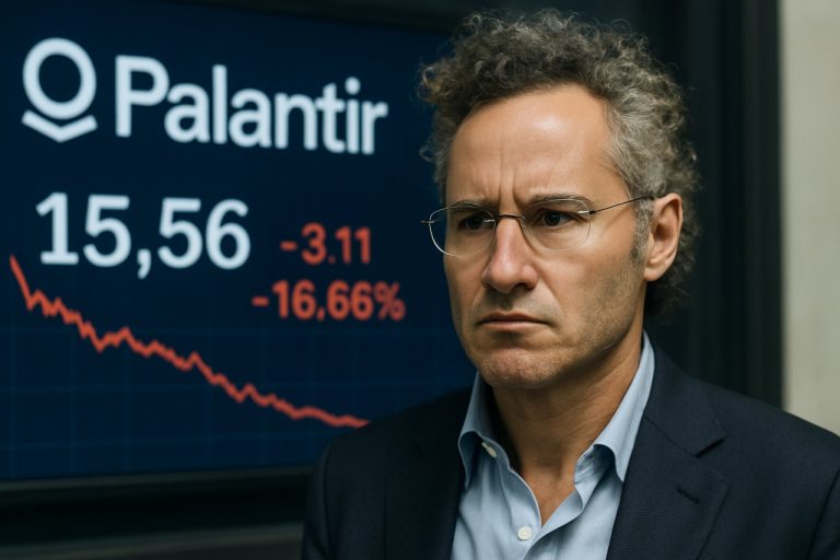 Palantir akcijos smunka po stebėjimo kaltinimų 
